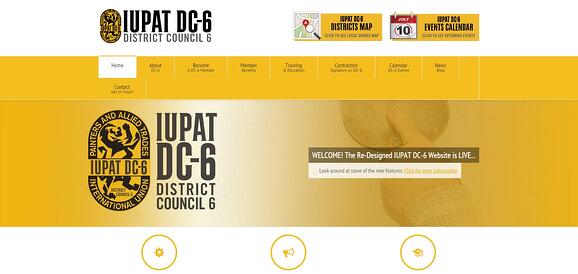 IUPAT DC-6 Website Union Construction Building Trades