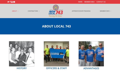 BMA Media redesigns IBEW Local 743