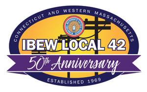 IBEW42-50th Anniversary Logo