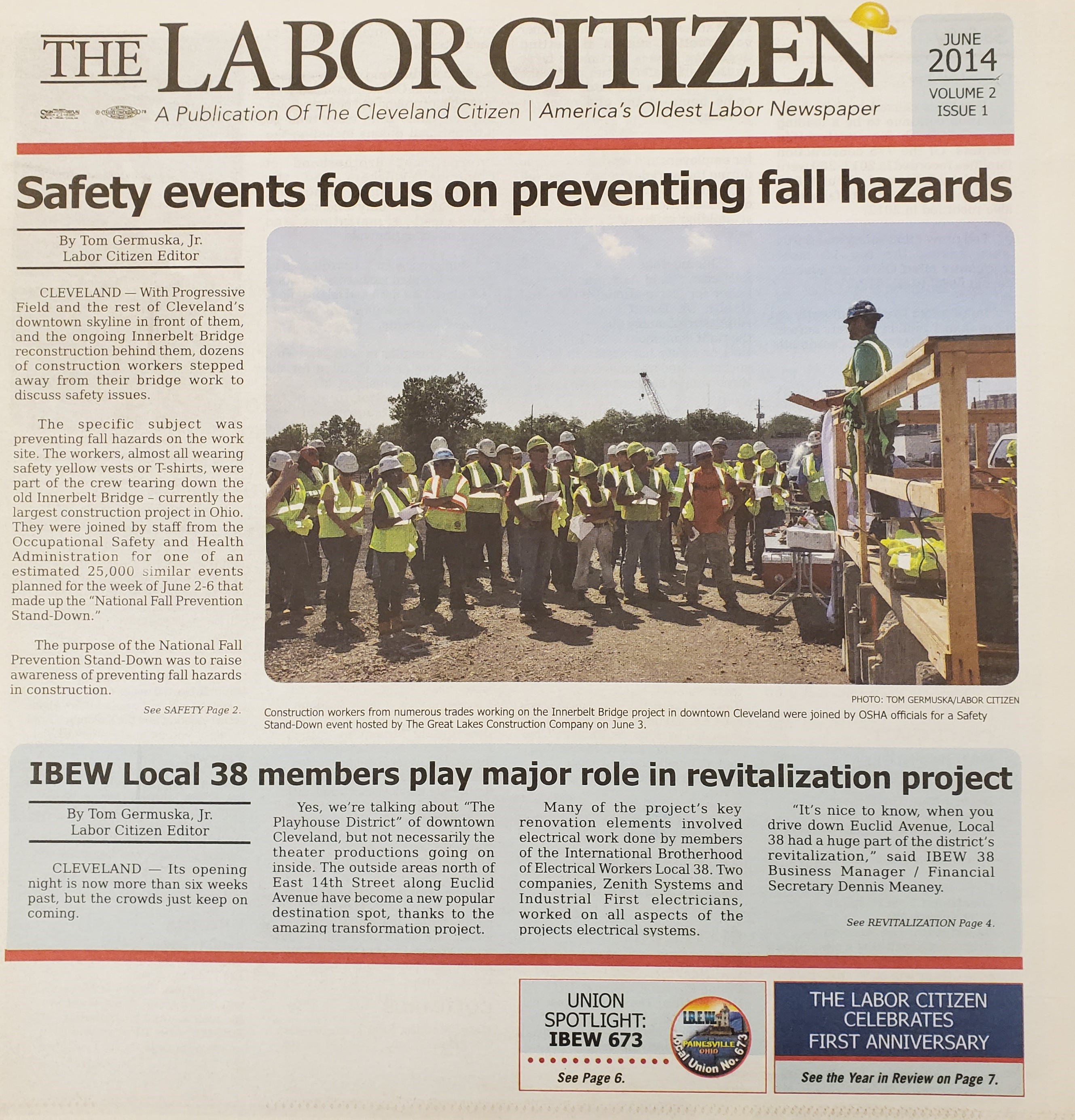 The Labor Citizen | BMA Media Group | Labor Tools | Union Construction Newspaper