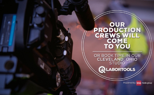 Video camera left side view — Our Production Crews Will Come To You LaborTools