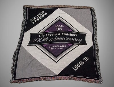 Tile Layer 36 Anniversary Blanket 