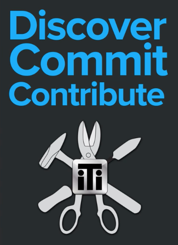 Image of the Discover Commit Contribute iTi logo